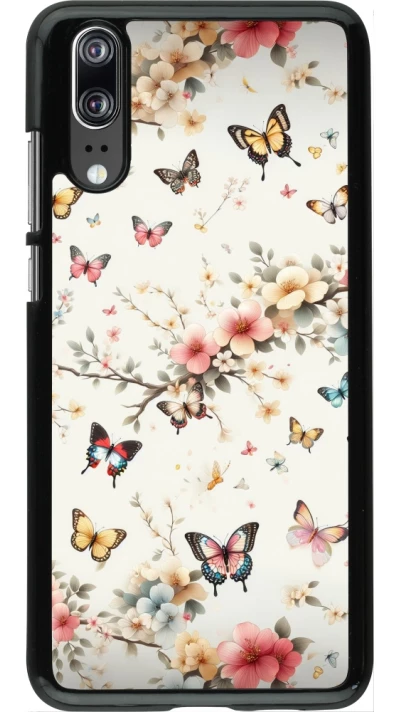 Coque Huawei P20 - Spring 25 Papillons Légers