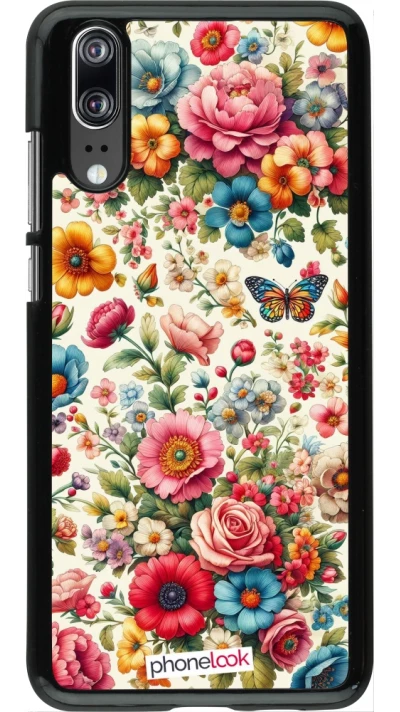 Coque Huawei P20 - Spring 25 printemps fleuri