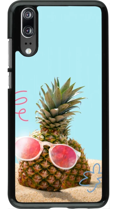 Coque Huawei P20 - Pineapple with glasses Summer 2026
