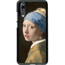 Coque Huawei P20 - Tableau art - La Jeune fille à la perle - Johannes Vermeer