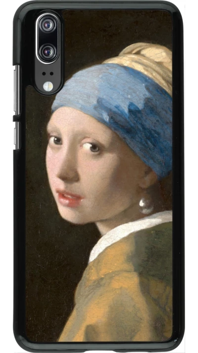 Coque Huawei P20 - Tableau art - La Jeune fille à la perle - Johannes Vermeer
