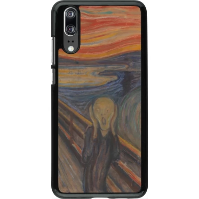 Coque Huawei P20 - Tableau art - Le Cri - Edvard Munch