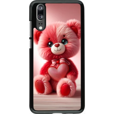 Coque Huawei P20 - Valentine 2024 Ourson rose