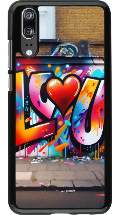 Coque Huawei P20 - Valentine 2025 Love U Tag