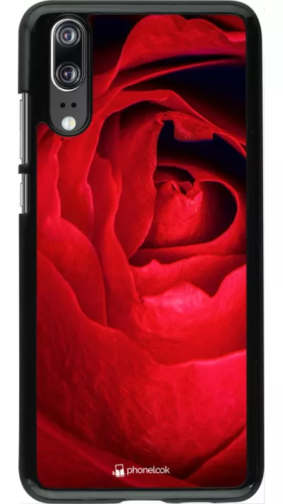 Coque Huawei P20 - Valentine 2022 Rose