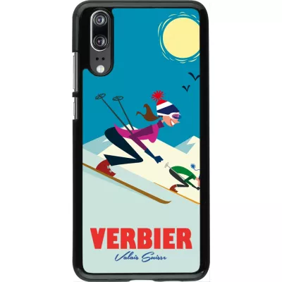 Coque Huawei P20 - Verbier Ski Downhill