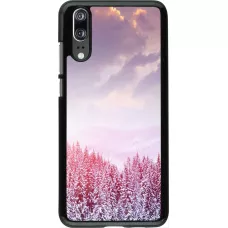 Huawei P20 Case Hülle - Winter 22 Pink Forest
