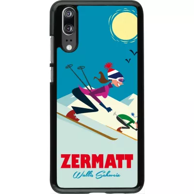 Coque Huawei P20 - Zermatt Ski Downhill