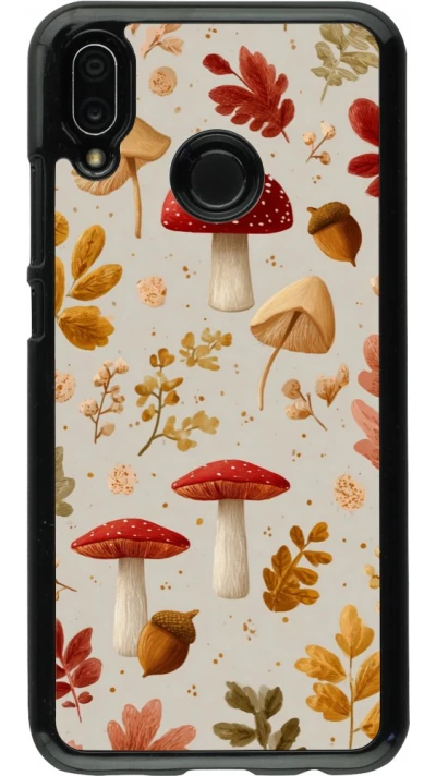 Coque Huawei P20 Lite - Autumn 26 Mushrooms and leaves
