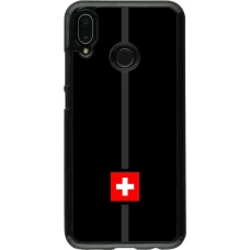 Huawei P20 Lite Case Hülle - Kanton CH schwarz