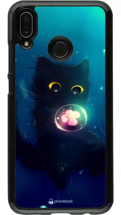 Hülle Huawei P20 Lite - Cute Cat Bubble