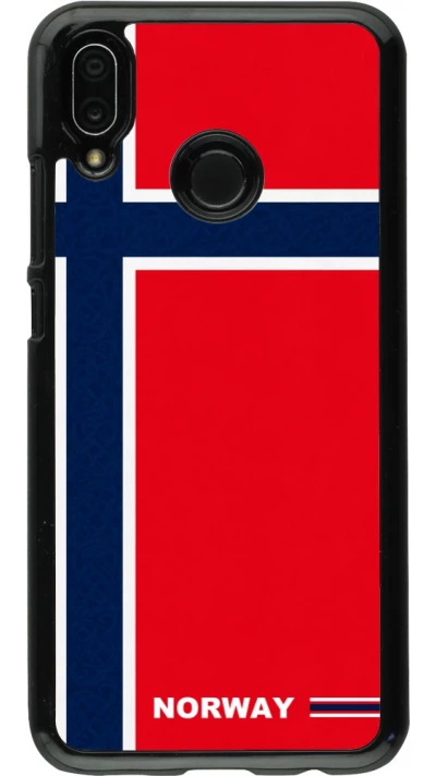 Coque Huawei P20 Lite - Maillot de football Norvège 2026 personnalisable