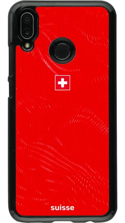 Coque Huawei P20 Lite - Maillot de football Suisse 2026 personnalisable