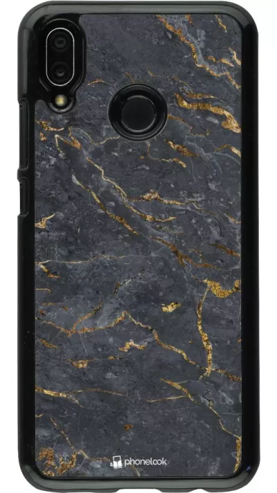 Hülle Huawei P20 Lite - Grey Gold Marble