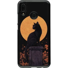Huawei P20 Lite Case Hülle - Halloween 2026 Cat Art Nouveau