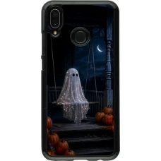 Huawei P20 Lite Case Hülle - Halloween 2026 Ghost on a swing