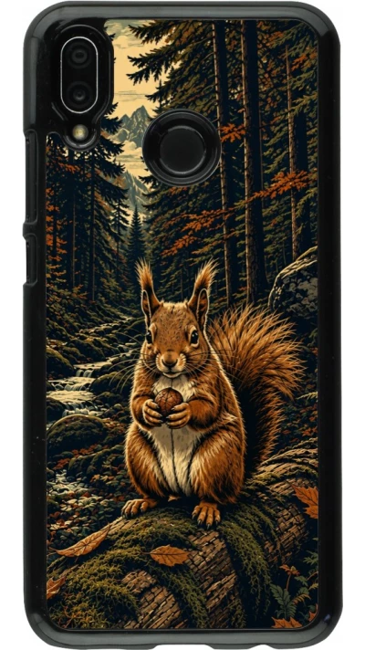 Coque Huawei P20 Lite - Linocut Ecureuil