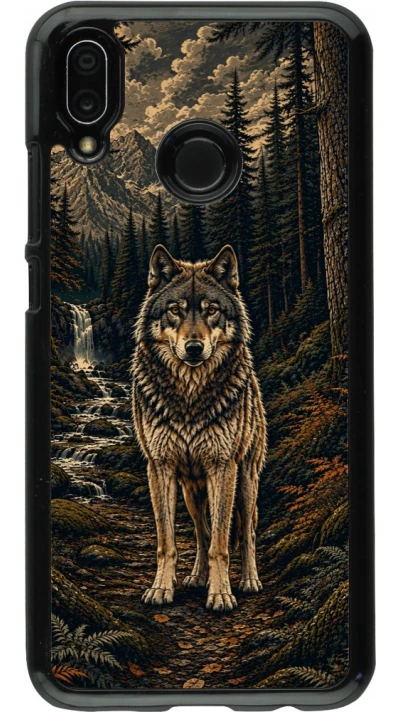 Coque Huawei P20 Lite - Linocut Loup