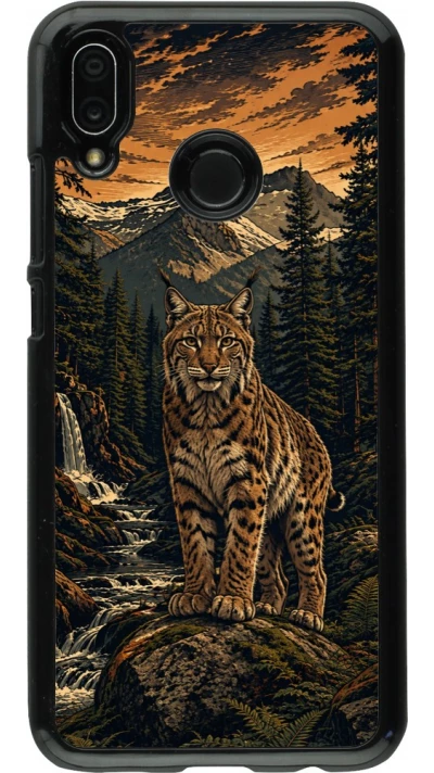 Coque Huawei P20 Lite - Linocut Lynx
