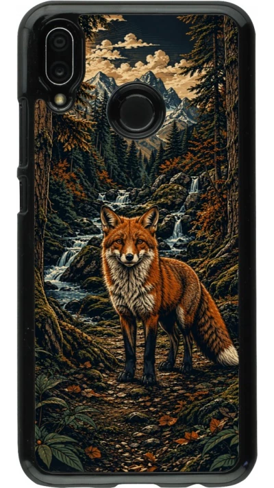 Coque Huawei P20 Lite - Linocut Renard