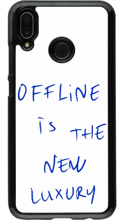 Huawei P20 Lite Case Hülle - Offline is the new luxury