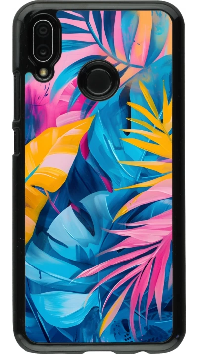 Huawei P20 Lite Case Hülle - Palms Blue
