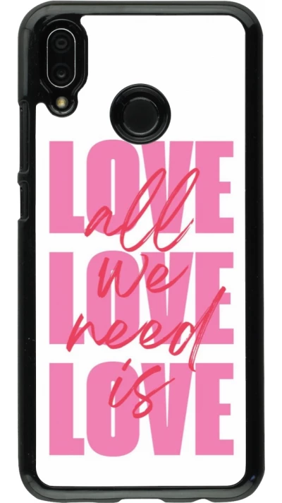 Huawei P20 Lite Case Hülle - Saint Valentines Day 26 Love all we need is