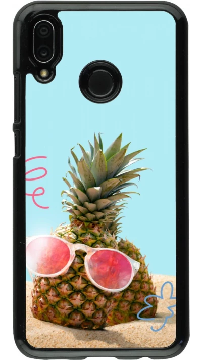 Huawei P20 Lite Case Hülle - Pineapple with glasses Summer 2026