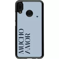 Huawei P20 Lite Case Hülle - Valentine 2024 mucho amor azul