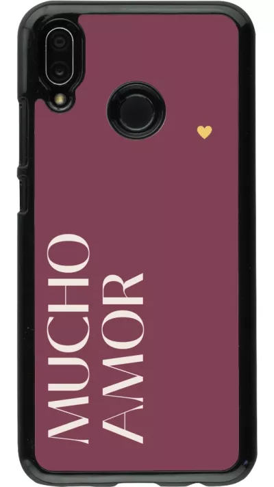 Huawei P20 Lite Case Hülle - Valentine 2024 mucho amor rosado