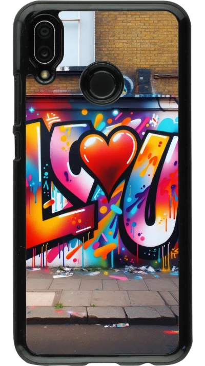 Huawei P20 Lite Case Hülle - Valentin 2025 Liebe U Tag