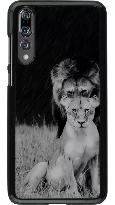 Hülle Huawei P20 Pro - Angry lions