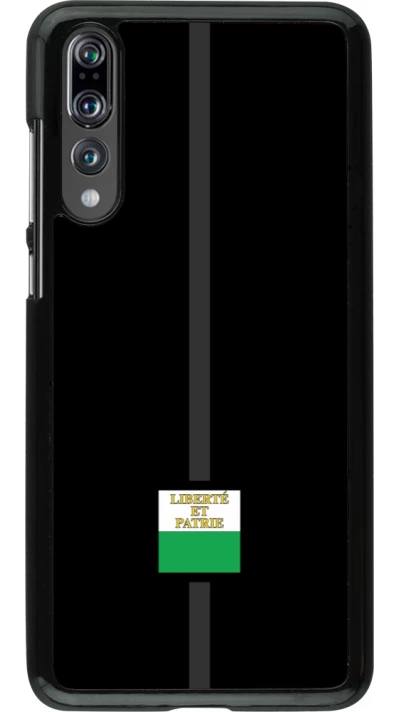 Huawei P20 Pro Case Hülle - Kanton VD schwarz
