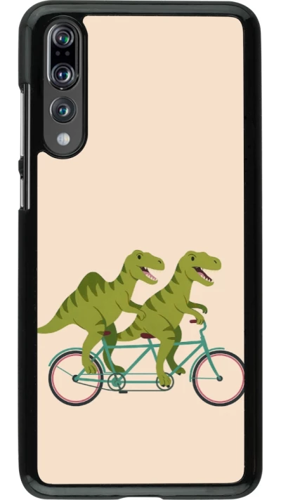 Huawei P20 Pro Case Hülle - Dinosaurs on bikes 2026