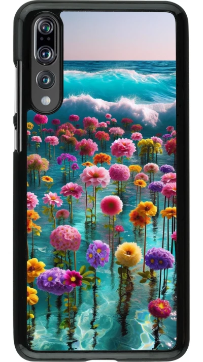 Coque Huawei P20 Pro - Flower sea waves