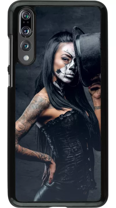 Huawei P20 Pro Case Hülle - Halloween 22 Tattooed Girl