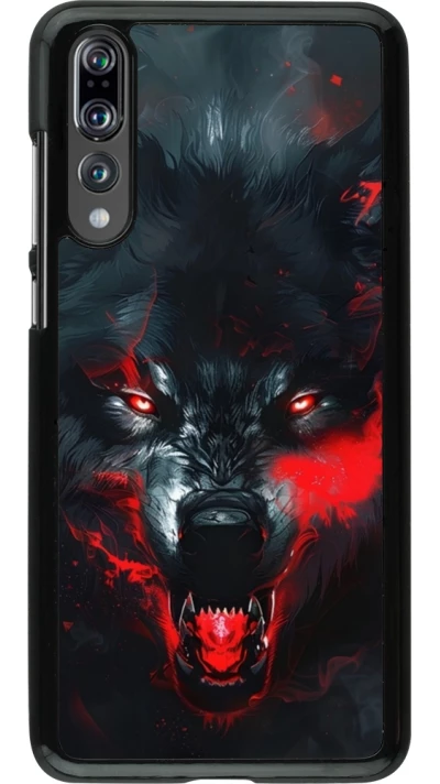 Huawei P20 Pro Case Hülle - Halloween 2024 mad werewolf