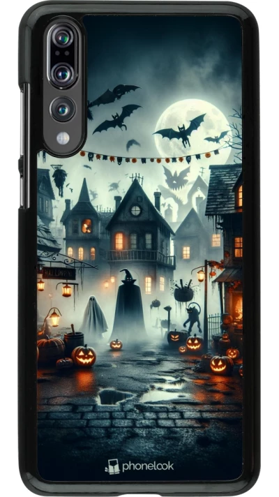 Huawei P20 Pro Case Hülle - Halloween Spukstadt