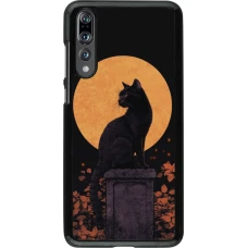 Coque Huawei P20 Pro - Halloween 2026 Cat Art Nouveau