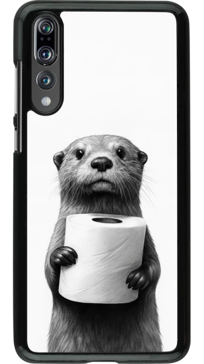 Huawei P20 Pro Case Hülle - Otter Toilettenpapier