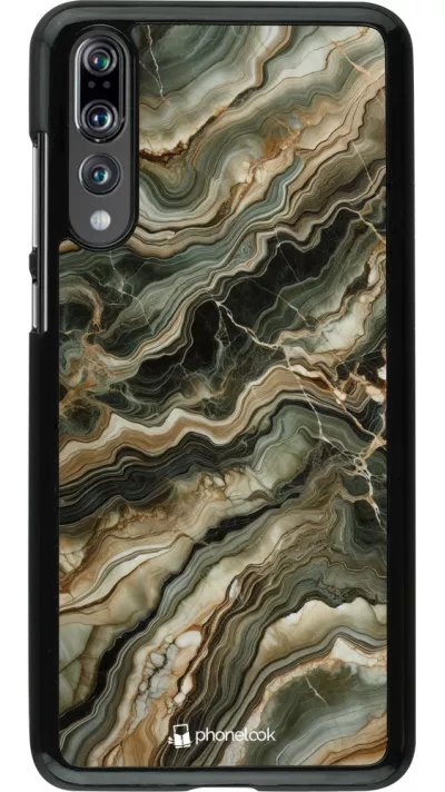 Huawei P20 Pro Case Hülle - Oliv Marmor