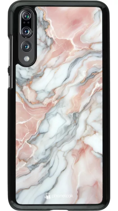 Huawei P20 Pro Case Hülle - Rosa Leuchtender Marmor