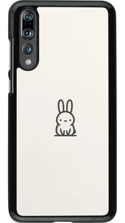 Huawei P20 Pro Case Hülle - Minimal Häschen Süße