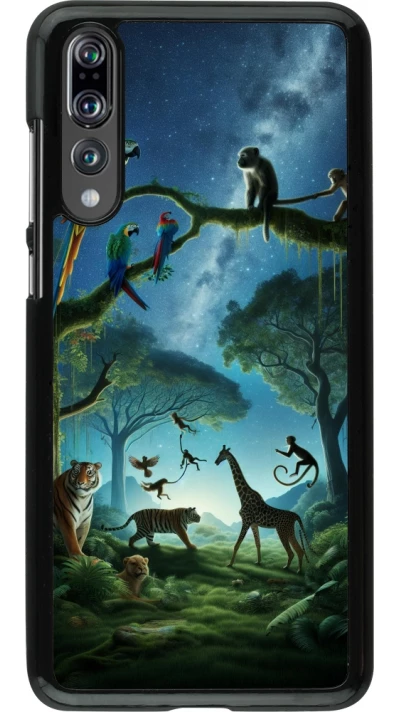 Huawei P20 Pro Case Hülle - Paradies der exotischen Tiere