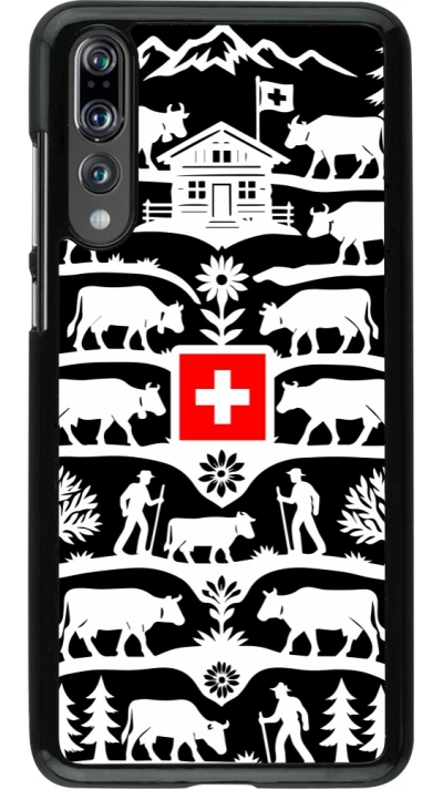 Huawei P20 Pro Case Hülle - Poya Schweiz 3 schwarz