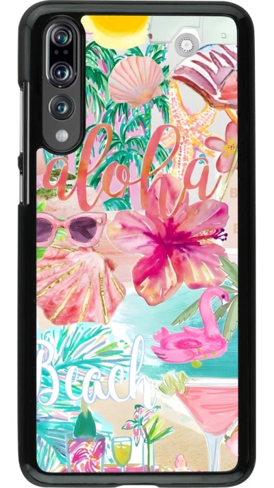 Huawei P20 Pro Case Hülle - Preppy Collage Aloha