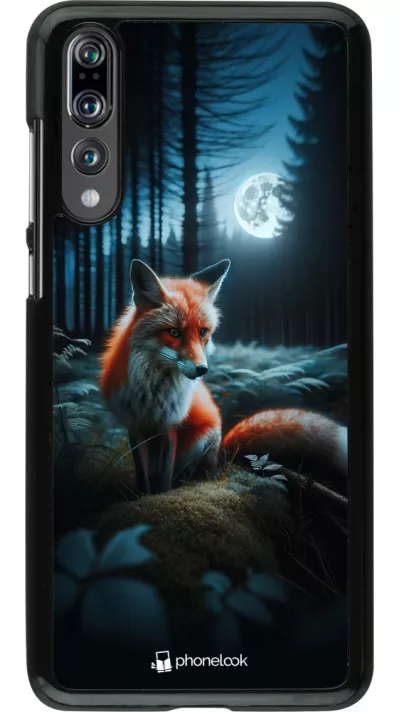 Huawei P20 Pro Case Hülle - Fuchs Mond Wald