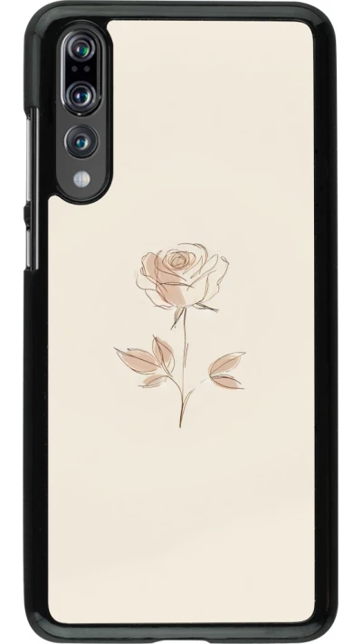 Huawei P20 Pro Case Hülle - Rosa Sand Minimalistisch