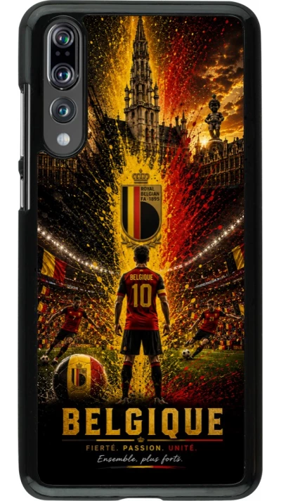 Huawei P20 Pro Case Hülle - Fussball Belgien splash 2026