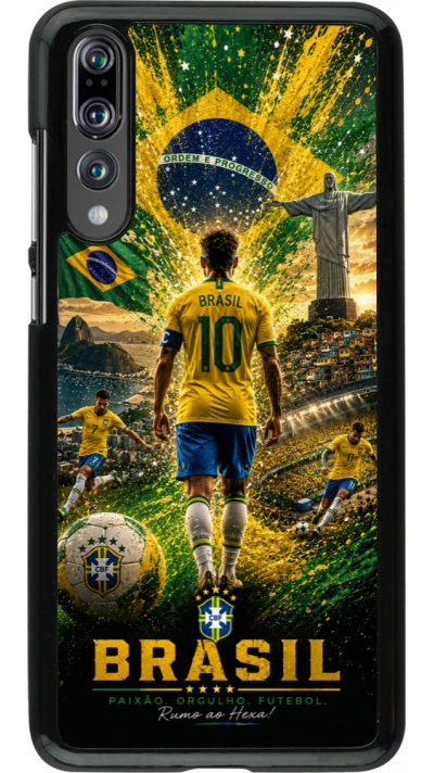 Coque Huawei P20 Pro - Football Brésil splash 2026